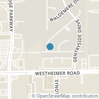 Map location of 2367 Binley Drive, Houston, TX 77077