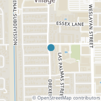 Map location of 3009 Drexel Drive, Houston, TX 77027