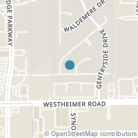 Map location of 13106 Wickersham Ln, Houston TX 77077
