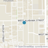 Map location of 3015 Sackett Street, Houston, TX 77098