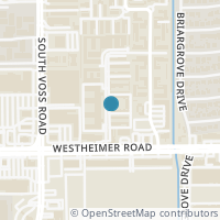 Map location of 2625 Marilee Lane #1, Houston, TX 77057