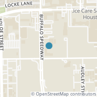 Map location of 2929 Buffalo Speedway #A114, Houston TX 77098