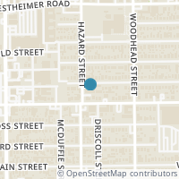 Map location of 1849 Marshall St #14, Houston TX 77098