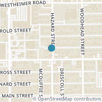 Map location of 1901 Marshall Street, Houston, TX 77098