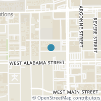 Map location of 2710 Steel Street #504, Houston, TX 77098