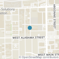 Map location of 2918 Virginia Street #A, Houston, TX 77098