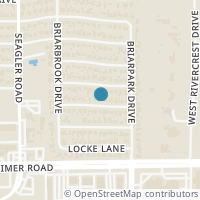 Map location of 10022 Overbrook Ln, Houston TX 77042