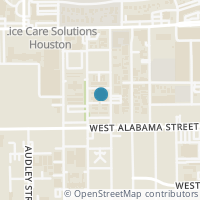 Map location of 2901 Bammel Ln #10, Houston TX 77098