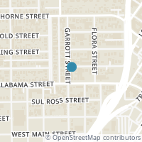 Map location of 204 Marshall Street #4, Houston, TX 77006
