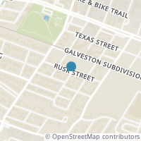 Map location of 630 Delmar Street, Houston, TX 77023