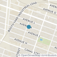 Map location of 7406 Avenue K, Houston TX 77011