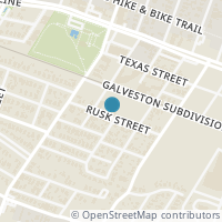 Map location of 4945 Rusk St, Houston TX 77023