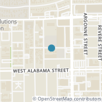 Map location of 2719 Kipling St #B, Houston TX 77098