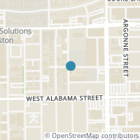 Map location of 2905 Virginia Street, Houston, TX 77098
