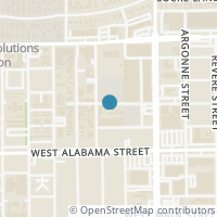 Map location of 2719 Kipling St #B, Houston TX 77098