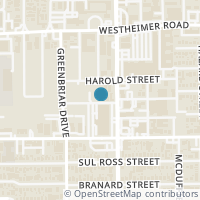 Map location of 2120 Kipling Street #208, Houston, TX 77098