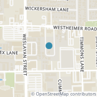 Map location of 2803 Westgrove Lane, Houston, TX 77027