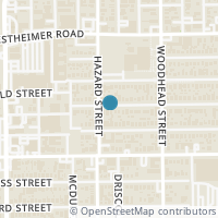 Map location of 1851 Kipling Street, Houston, TX 77098