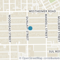 Map location of 1656 Kipling Street, Houston, TX 77006