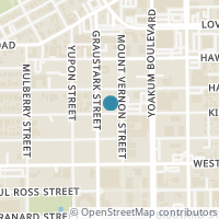 Map location of 1216 Kipling St, Houston TX 77006