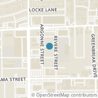 Map location of 2413 Rosamond Street #B, Houston, TX 77098