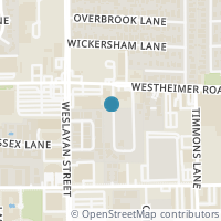Map location of 2610 Westgrove Lane, Houston, TX 77027