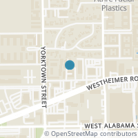 Map location of 5362 Brownway St #C29, Houston TX 77056