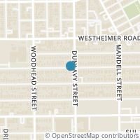 Map location of 1707 Harold Street, Houston, TX 77098