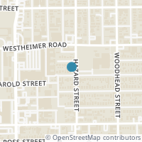 Map location of 1908 Harold St, Houston TX 77098