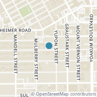 Map location of 1412 Harold Street #D, Houston, TX 77006