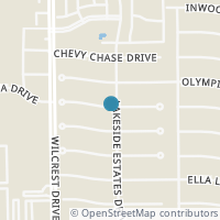 Map location of 10903 Meadow Lake Lane, Houston, TX 77042