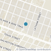 Map location of 227 Delmar St, Houston TX 77011