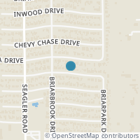 Map location of 10038 Meadow Lake Lane, Houston, TX 77042