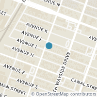 Map location of 6707 Avenue I, Houston, TX 77011
