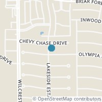Map location of 10834 Olympia Dr, Houston TX 77042