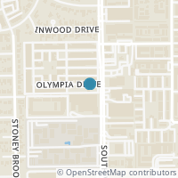 Map location of 7513 Olympia Dr Ste 700, Houston TX 77063