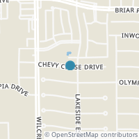 Map location of 10907 Chevy Chase Drive, Houston, TX 77042