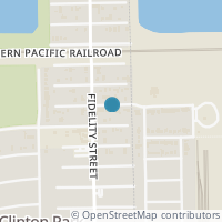 Map location of 416 Tennessee St, Houston TX 77029