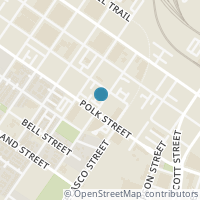 Map location of 1210 Palmer Street, Houston, TX 77003