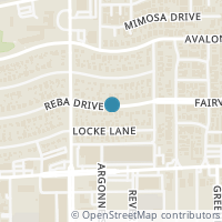 Map location of 2507 Reba Drive, Houston, TX 77019