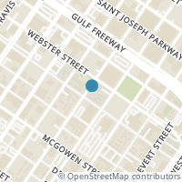 Map location of 2213 Austin Street, Houston, TX 77002