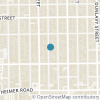 Map location of 2215 Driscoll Street, Houston, TX 77019