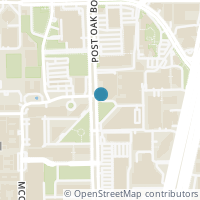 Map location of 1901 Post Oak Boulevard #1409, Houston, TX 77056