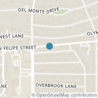 Map location of 3818 Meadow Lake Lane, Houston, TX 77027
