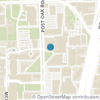 Map location of 1901 Post Oak Boulevard #3106, Houston, TX 77056