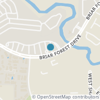 Map location of 9348 Briar Forest Dr, Houston TX 77063