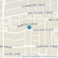 Map location of 2306 Avalon Place, Houston, TX 77019