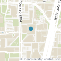 Map location of 1901 Post Oak Boulevard #709, Houston, TX 77056