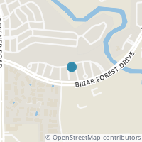 Map location of 9450 Briar Forest Drive, Houston, TX 77063