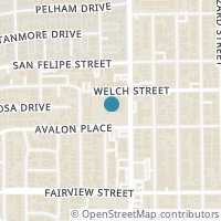 Map location of 2111 Welch St #B305, Houston TX 77019